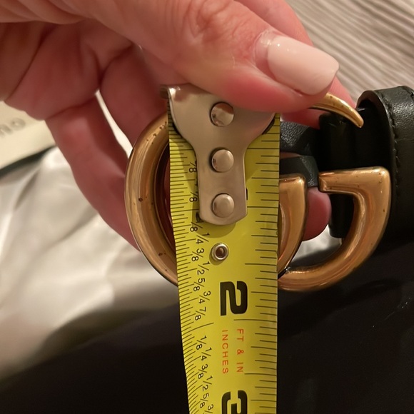 Gucci Marmont Black Gg logo belt - Picture 7 of 14
